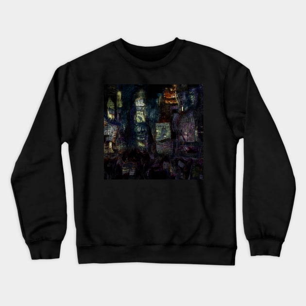 Times Square Crewneck Sweatshirt by rolffimages